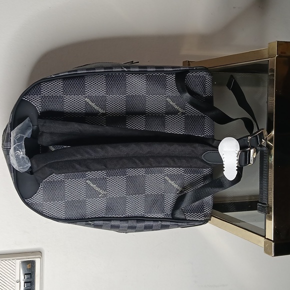 NWOT Journeyman checker print canvas backpack - Picture 3 of 10